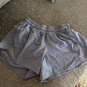 Gray Lululemon hottie hot shorts